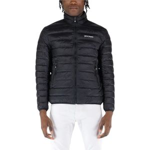 Palm Angels, Heren, Jassen, Zwart, Maat: M Synthetisch,