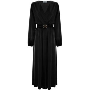 Kocca, Dames, Jurken, Zwart, Maat: M