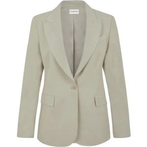 P.a.r.o.s.h., Dames, Jassen, Grijs, Maat: L Linnen,