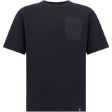Boggi Milano - B Tech - Piqué T-shirt - Blauw