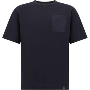 Boggi Milano - B Tech - Piqué T-shirt - Blauw