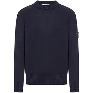 Stone Island, Heren, Truien, Blauw, Maat: M