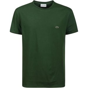Lacoste, Heren, Tops, Groen, Maat: XL Katoen,