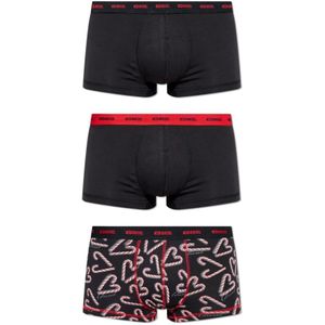 Diesel, Heren, Ondergoed, Zwart, Maat: L Katoen,