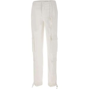 Dondup, Dames, Broeken, Wit, Maat: W25 Katoen,