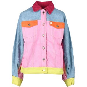 Semicouture, Dames, Jassen, Veelkleurig, Maat: S Katoen,