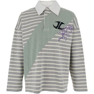 JordanLuca, Heren, Tops, Grijs, Maat: S