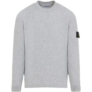 Stone Island, Heren, Truien, Grijs, Maat: M
