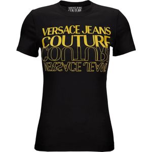 Versace Jeans Couture, Dames, Tops, Zwart, Maat: XS