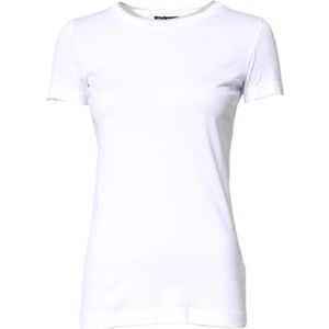 Dolce & Gabbana - T-shirt - Wit - Katoen