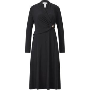 Joseph Ribkoff, Dames, Jurken, Zwart, Maat: S