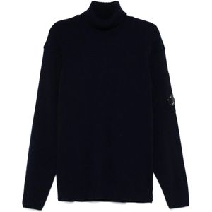 C.p. Company, Heren, Truien, Blauw, Maat: M Wol,