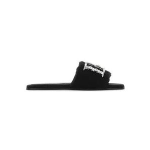 Dsquared2 Comfortabele en stijlvolle slippers voor vrouwen , Black , Dames , Maat: 39 EU