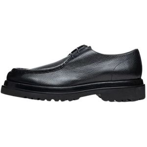 Poche Paris, Heren, Schoenen, Zwart, Maat: 44 EU Leer,