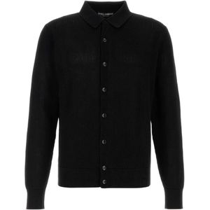 Dolce & Gabbana, Heren, Overhemden, Zwart, Maat: L