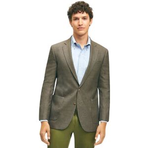 Brooks Brothers, Heren, Jassen, Groen, Maat: 2XL Wol,