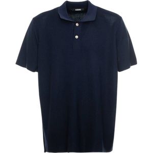 Jacquemus, Heren, Tops, Blauw, Maat: 2XL Katoen,