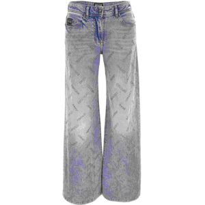 Versace Jeans Couture, Dames, Jeans, Grijs, Maat: W26 Katoen,