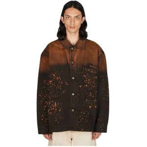 Guess, Heren, Jassen, Veelkleurig, Maat: S Denim,