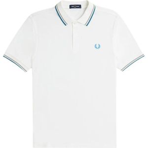 Fred Perry, Heren, Tops, Wit, Maat: XL Katoen,