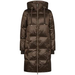 MOS Mosh, Dames, Mantels, Bruin, Maat: XS Poliester,