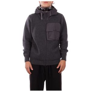 C.p. Company, Heren, Sweatshirts & Hoodies, Grijs, Maat: M Wol,
