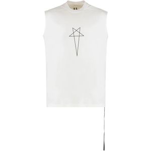 Rick Owens, Heren, Tops, Wit, Maat: XS Katoen,