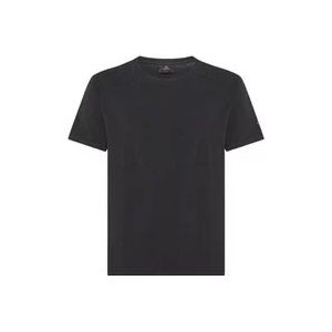 Peuterey T-Shirt Topwear, Casual Stijl , Black , Heren , Maat: XS