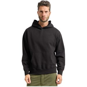 Levi's, Heren, Sweatshirts & Hoodies, Zwart, Maat: M
