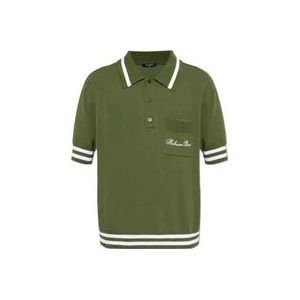 Balmain Polo shirt met zak , Green , Heren , Maat: L