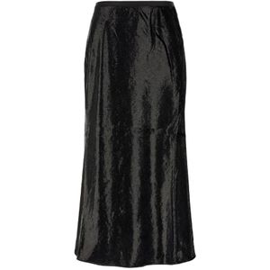 Polo Ralph Lauren, Dames, Rokken, Zwart, Maat: S Poliester,