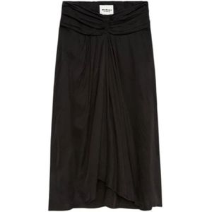 Marant étoile, Dames, Rokken, Zwart, Maat: 2XS Satijn,