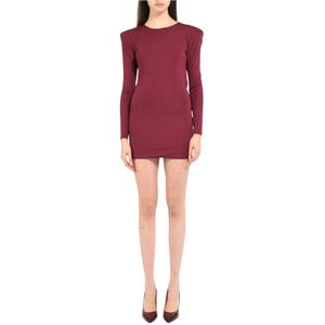 Actualee, Dames, Jurken, Rood, Maat: XS Nylon,