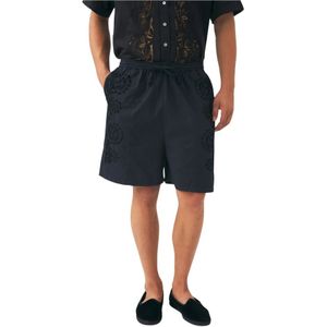 Antik Batik, Heren, Korte broeken, Zwart, Maat: L Katoen,