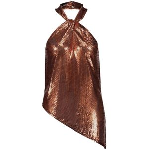 Rabanne, Dames, Tops, Oranje, Maat: S