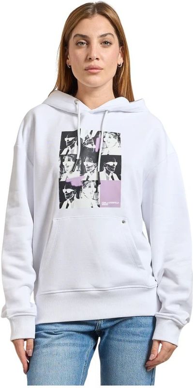 Karl Lagerfeld - A3W20042 - Sweatshirt - Wit - Biologisch Katoen - Duurzaam