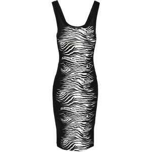Versace Jeans Couture, Dames, Jurken, Zwart, Maat: 2XL