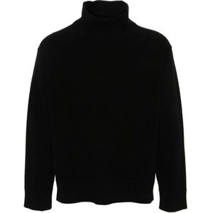 Laneus, Heren, Truien, Zwart, Maat: 2XL Wol,