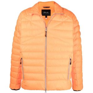 Ralph Lauren, Heren, Jassen, Oranje, Maat: S Leer,