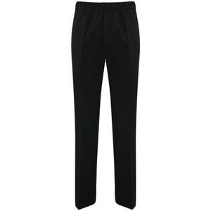 Dsquared2 Zwarte wollen joggers met elastische taille , Black , Heren , Maat: L