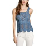 Pepe Jeans Gebreide top 'Olive'  duifblauw