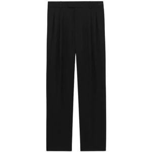 Drole de Monsieur, Heren, Broeken, Zwart, Maat: XL Wol,