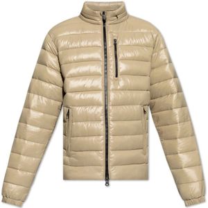 Save The Duck, Heren, Jassen, Beige, Maat: XL Leer,