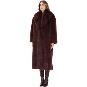 Elisabetta Franchi, Dames, Jassen, Bruin, Maat: XS Poliester,