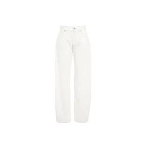 Pinko Loose-fit Jeans , White , Dames , Maat: W28