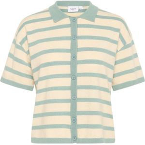 Saint Tropez, Dames, Truien, Beige, Maat: M Viscose,