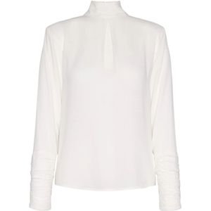 Envelope 1976, Dames, Blouses & Shirts, Beige, Maat: S Viscose,