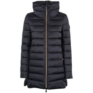 Save The Duck, Dames, Mantels, Zwart, Maat: XS Nylon,