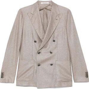 Tagliatore, Heren, Jassen, Beige, Maat: XL Zijde,