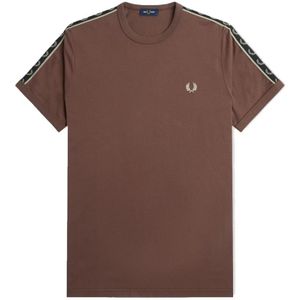 Fred Perry, Heren, Tops, Bruin, Maat: XL Katoen,
